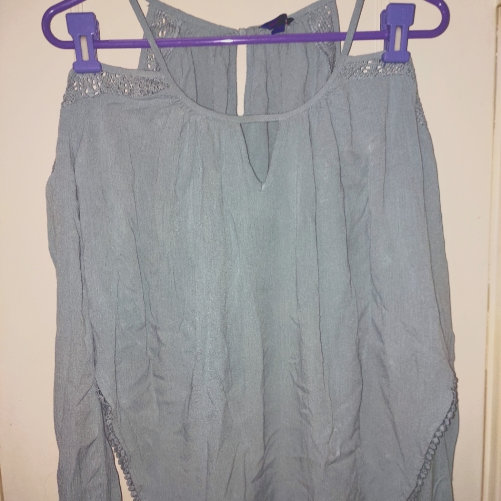 * Large Aeropostale Cold Shoulder Blouse